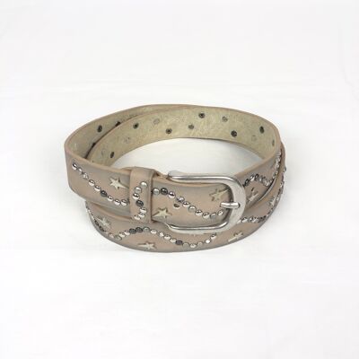 Decorative belt with stars and rhinestones