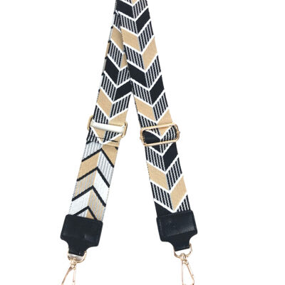 Bandoulière à chevrons multicolores