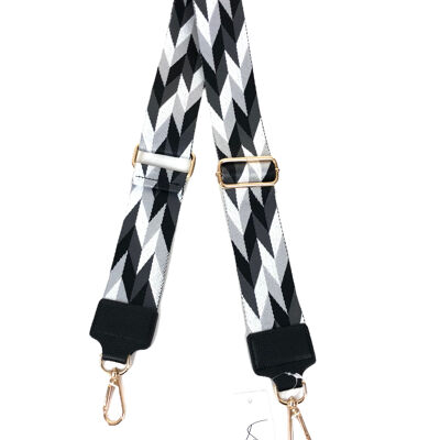 Bandoulière à motifs losanges multicolores
