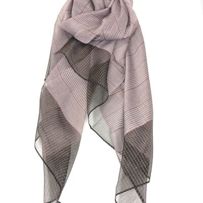 Foulard à motifs rayés