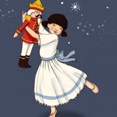 Postcard Nutcracker Clara