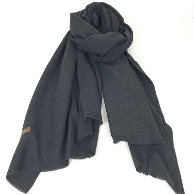Écharpe unie en cachemire