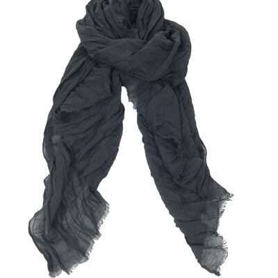 Foulard uni froissé
