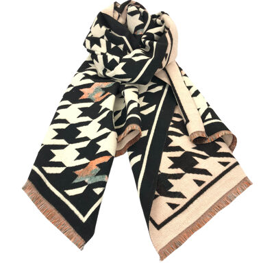 Sciarpa oversize pied de poule