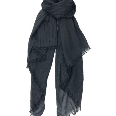 Metallic effect scarf