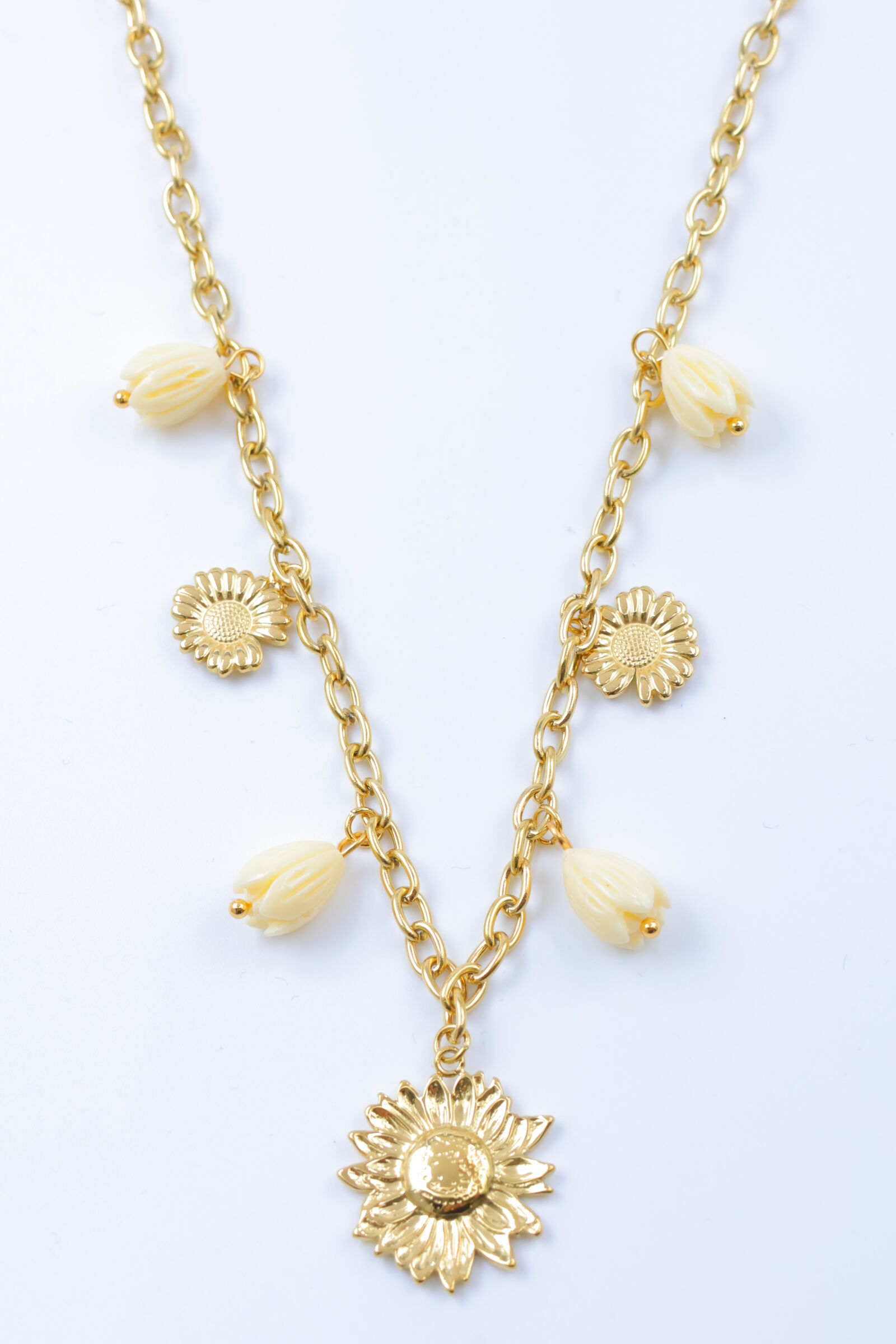 Edelstahl Halskette - E596(2)