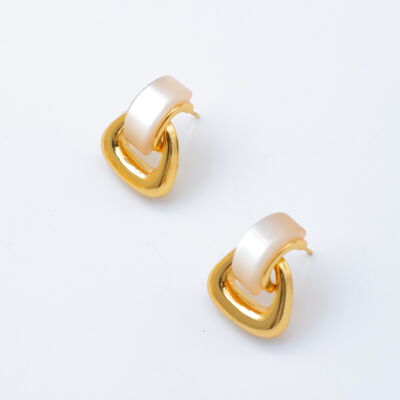 Pendientes de acero inoxidable - D348