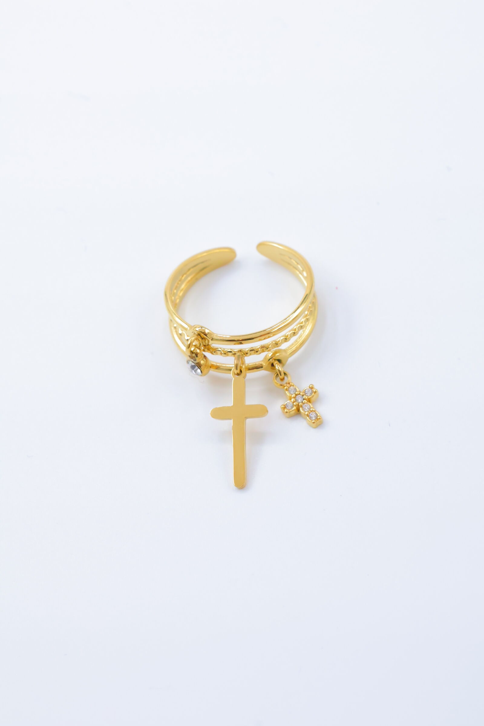 Verstellbarer Edelstahlring - A2069