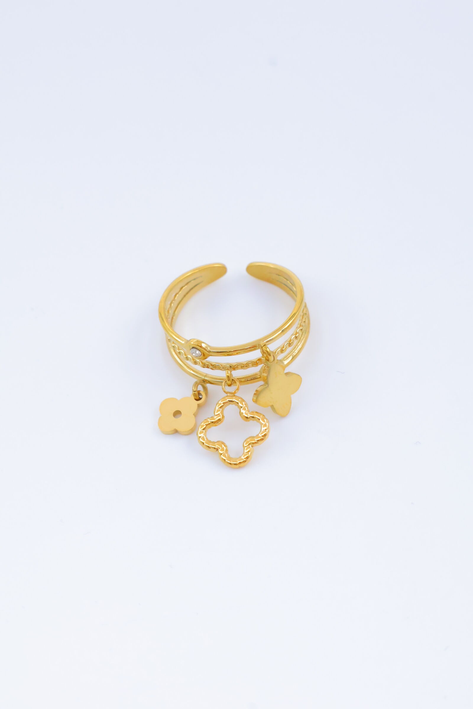 Verstellbarer Edelstahlring - A2055