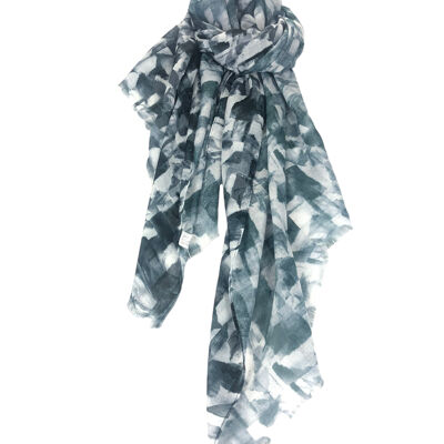 Abstract brushstroke scarf