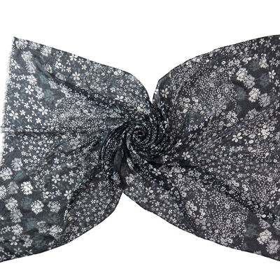 Floral print scarf