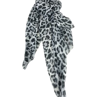 Leopard print scarf
