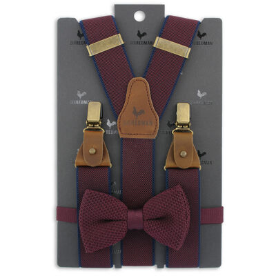 Sir Redman suspenders combi pack Crushed Berry