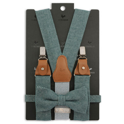 Sir Redman x Aarden suspenders combi pack Sustainable Stan Petrol