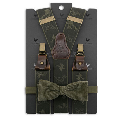 Sir Redman suspenders combi pack Hunting tradition