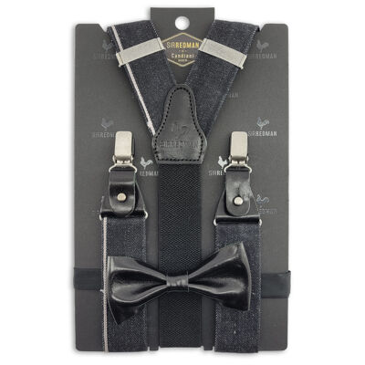 Sir Redman suspenders combi pack Black Bloke