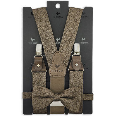 Sir Redman suspenders combi pack Bart Barocco taupe