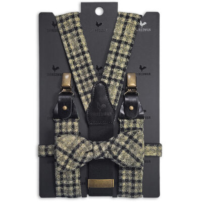 Sir Redman suspenders combi pack Radiant Tartan