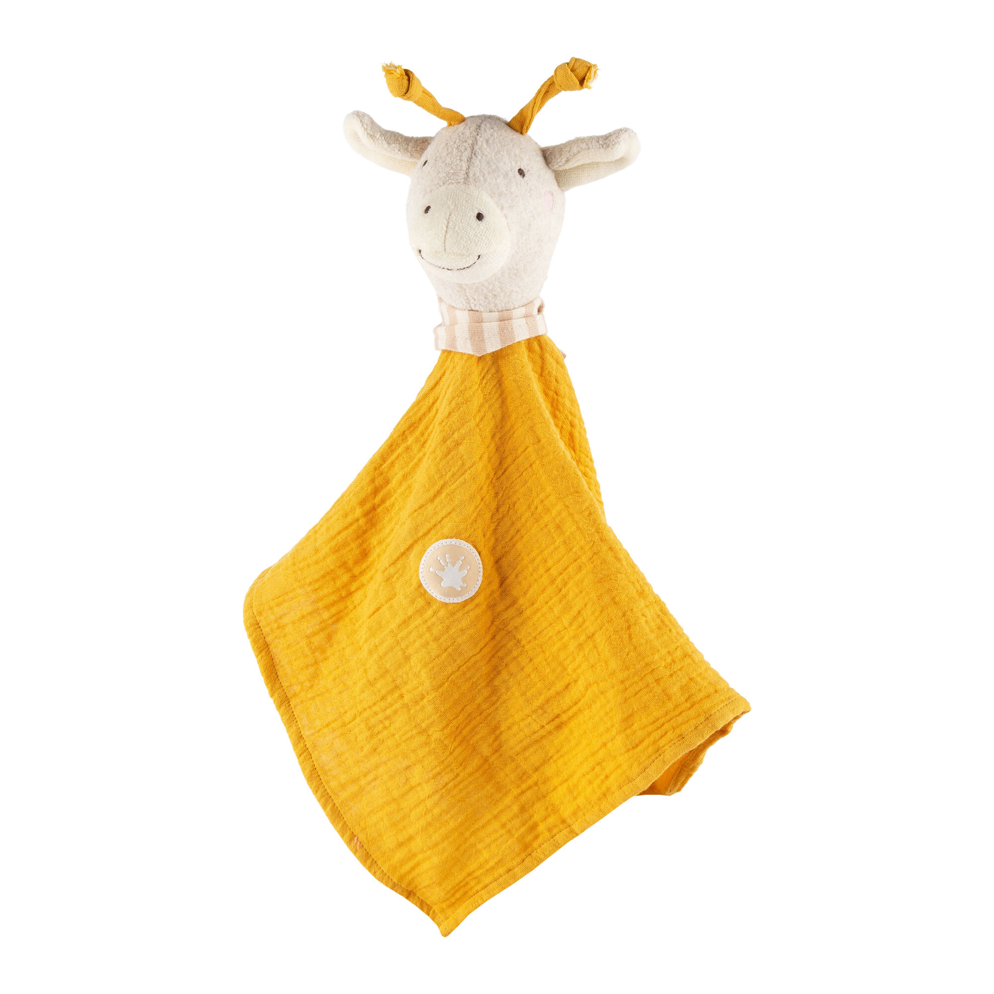 Doudou en mousseline girafe