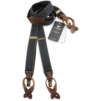 Sir Redman suspenders Sturdy Stitch dark