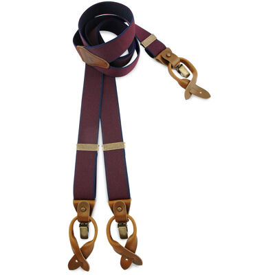 Sir Redman suspenders Crushed Berry