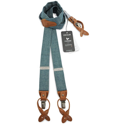 Sir Redman x Aarden suspenders Sustainable Stan Petrol