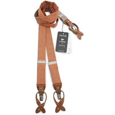Sir Redman x Aarden suspenders Sustainable Stan Rust
