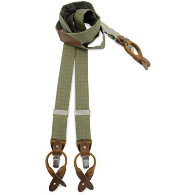 Sir Redman suspenders MacMillan green