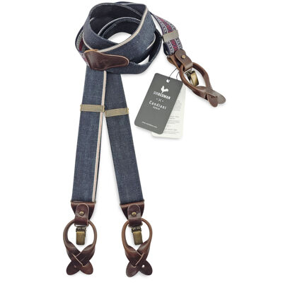 Sir Redman suspenders Selvedge Sunday Reverse