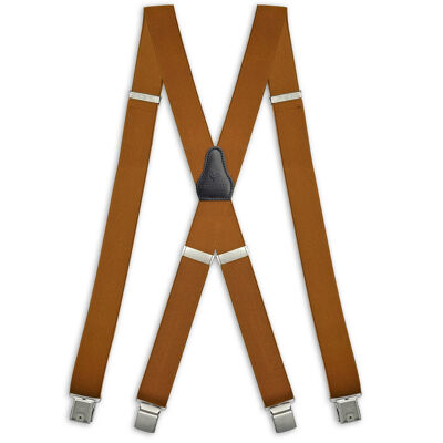 Sir Redman XL suspenders cognac