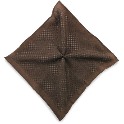 Sir Redman pocket square flawless dots
