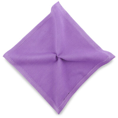 Sir Redman knitted pocket square lilac
