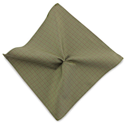 Sir Redman pocket square MacMillan green