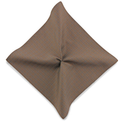 Sir Redman pocket square MacMillan brown
