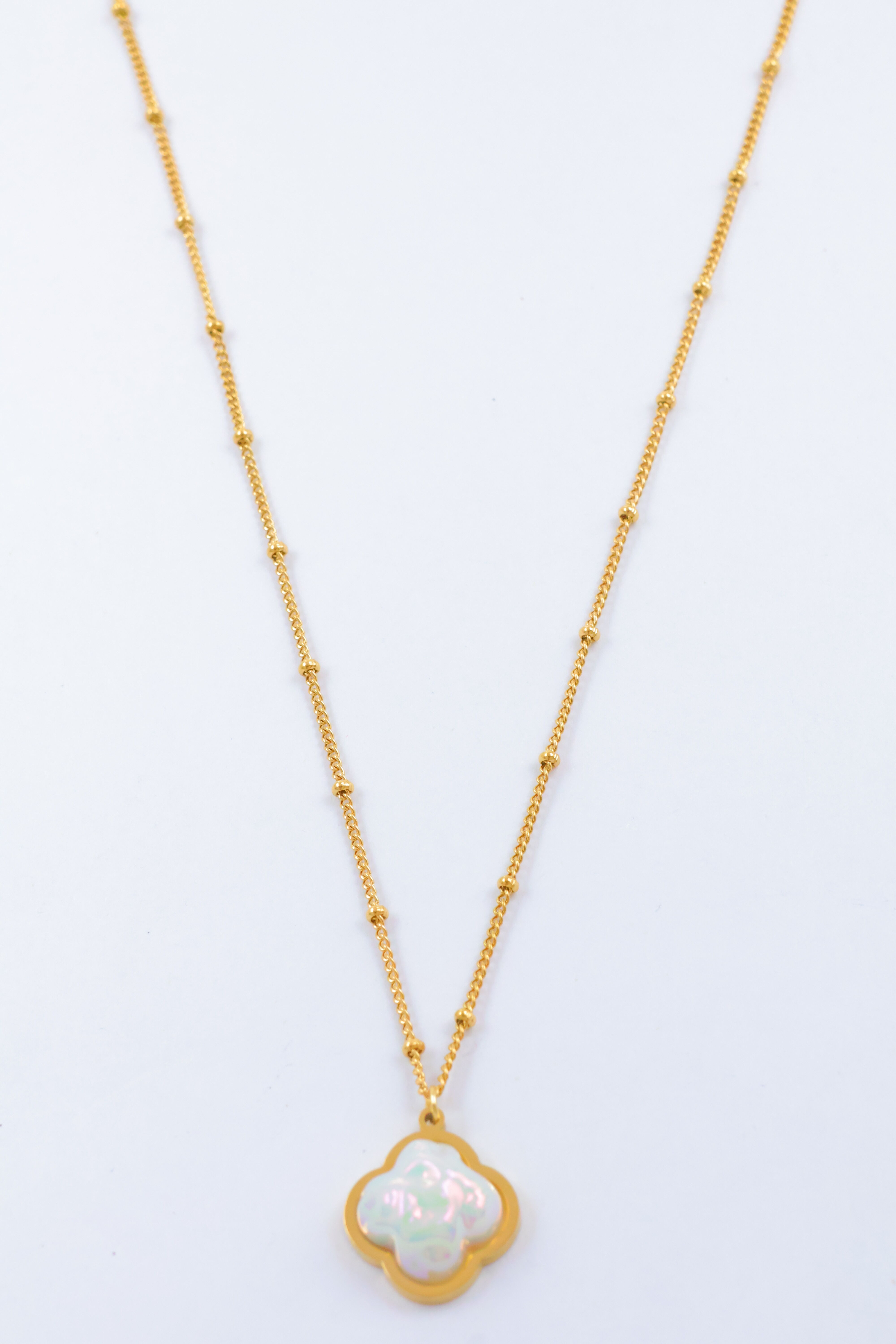 Edelstahl Halskette - F176