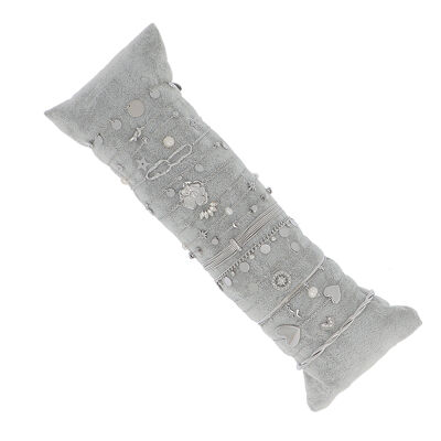 Kit de 18 pulseras - rodio - expositor incluido