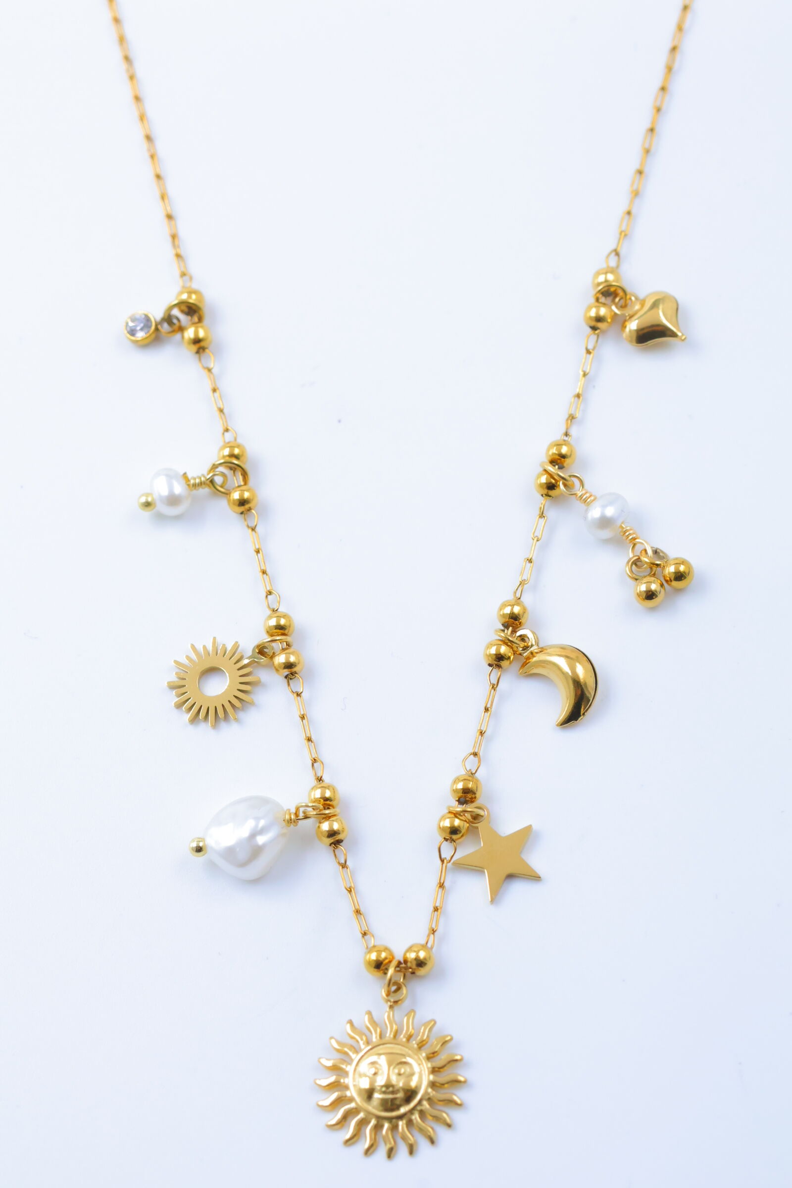 Edelstahl Halskette - A2076