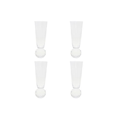 FLAUTAS CON PIE DE DIAMANTE - SET DE 4