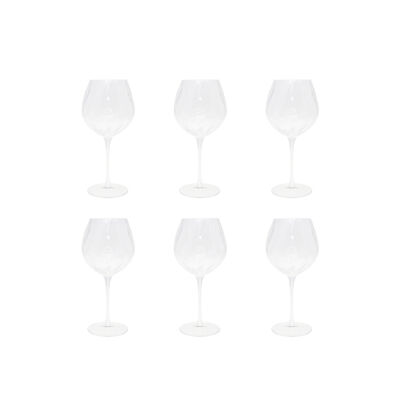 Copas de vino Wave - Juego de 6
