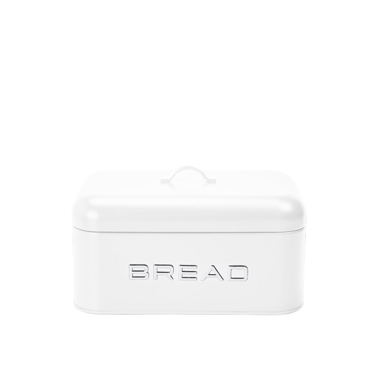 Scatola per il pane bianca e argento 30x18x15cm