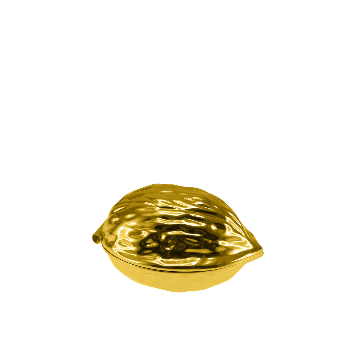 Piccolo schiaccianoci dorato 9x6.5x5.5 cm