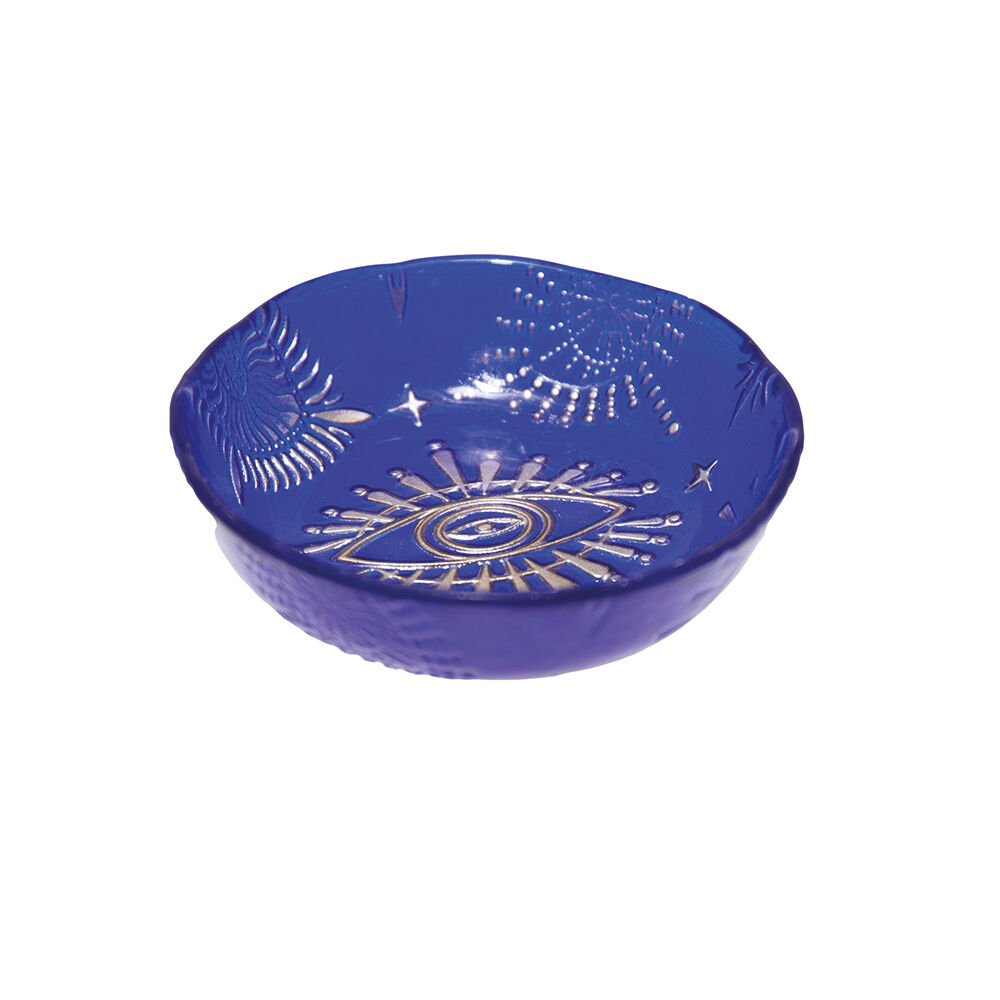 Conchiglia oculare blu notte 10x10x2cm