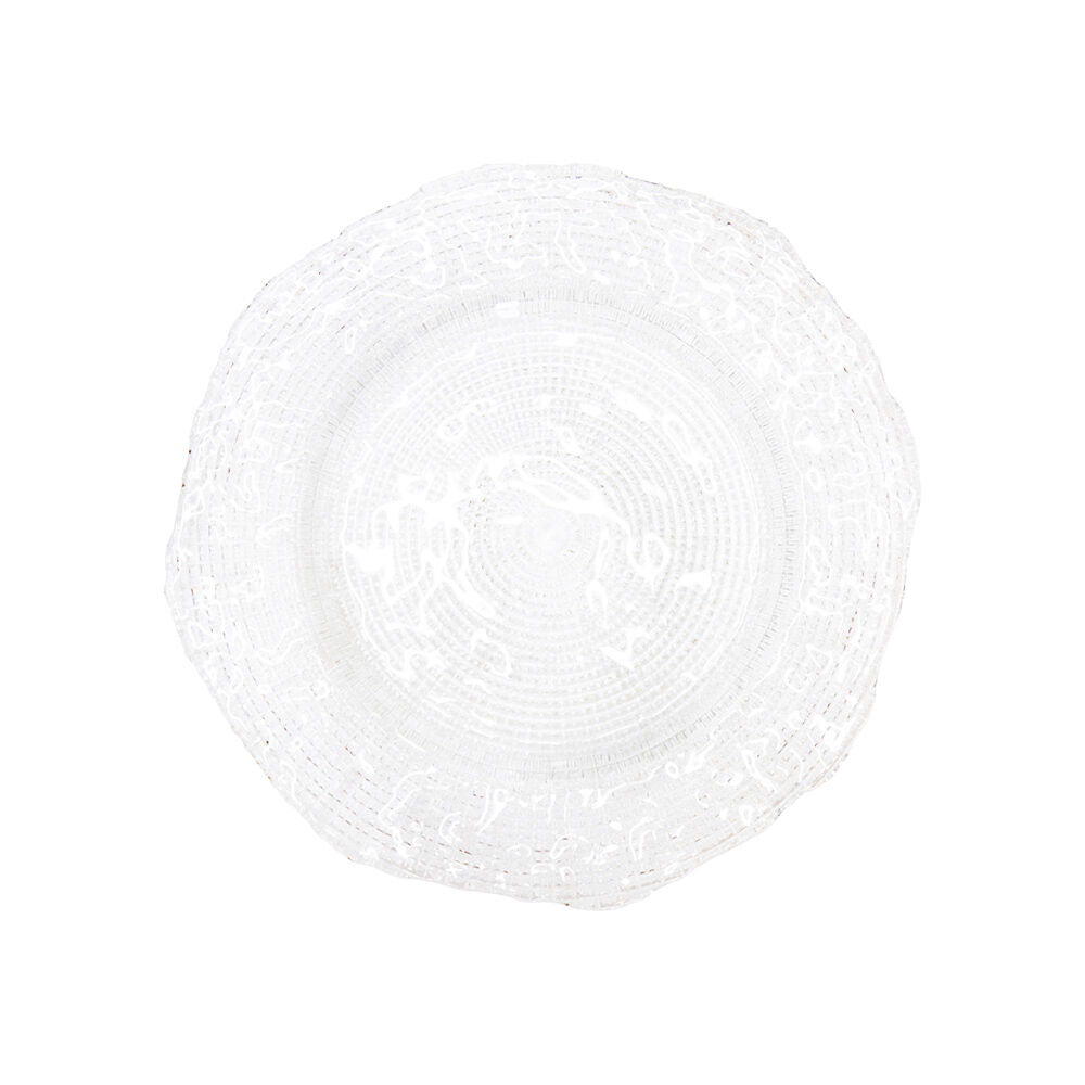 Transparent flat plate 27cm