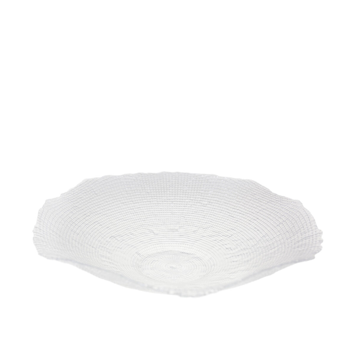 Tazza trasparente a forma di onda 42cm