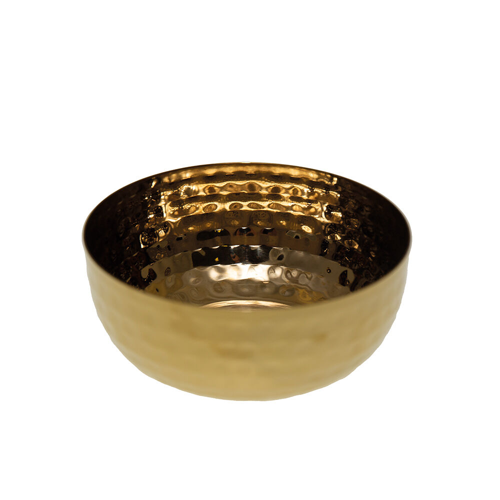 Ciotola in oro martellato 12x12x5cm