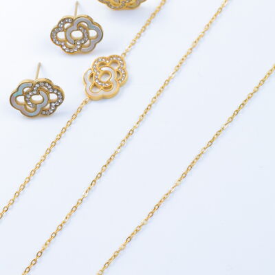 Conjunto de joyas de acero inoxidable - ZC18E