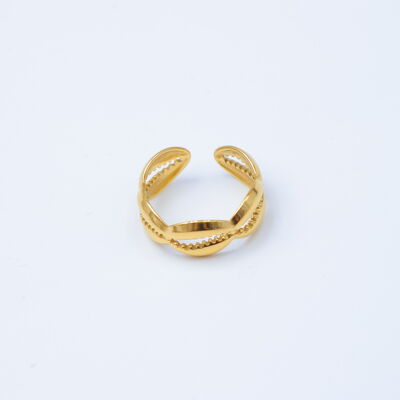 Bague ajustable en acier inoxydable - E671