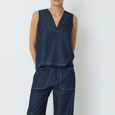 BL03 Blusa Bitume Denim
