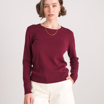 Maglione girocollo in cashmere