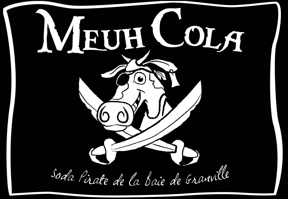 A4 Moo Cola Pirate poster individually